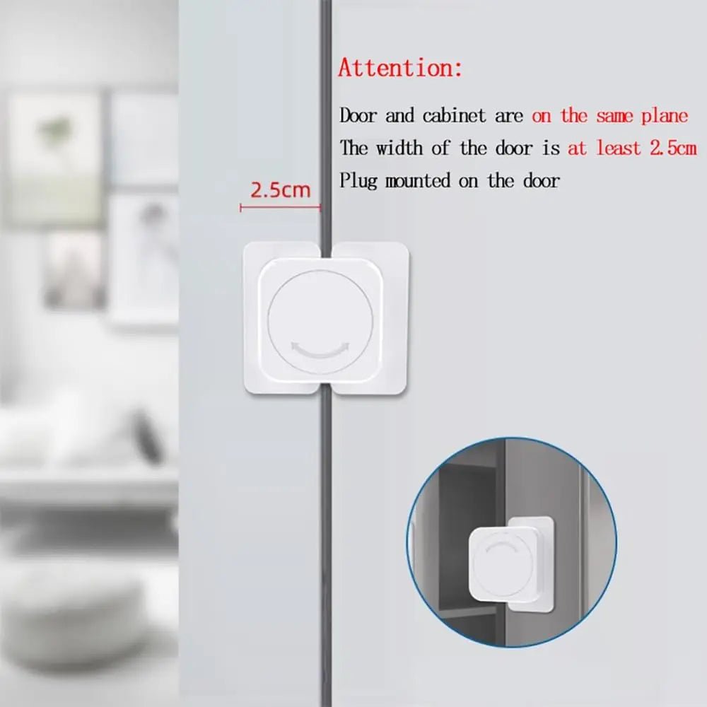القفل الآمن للأطفال - Baby Proofing Cupboard Lock - Shopzz