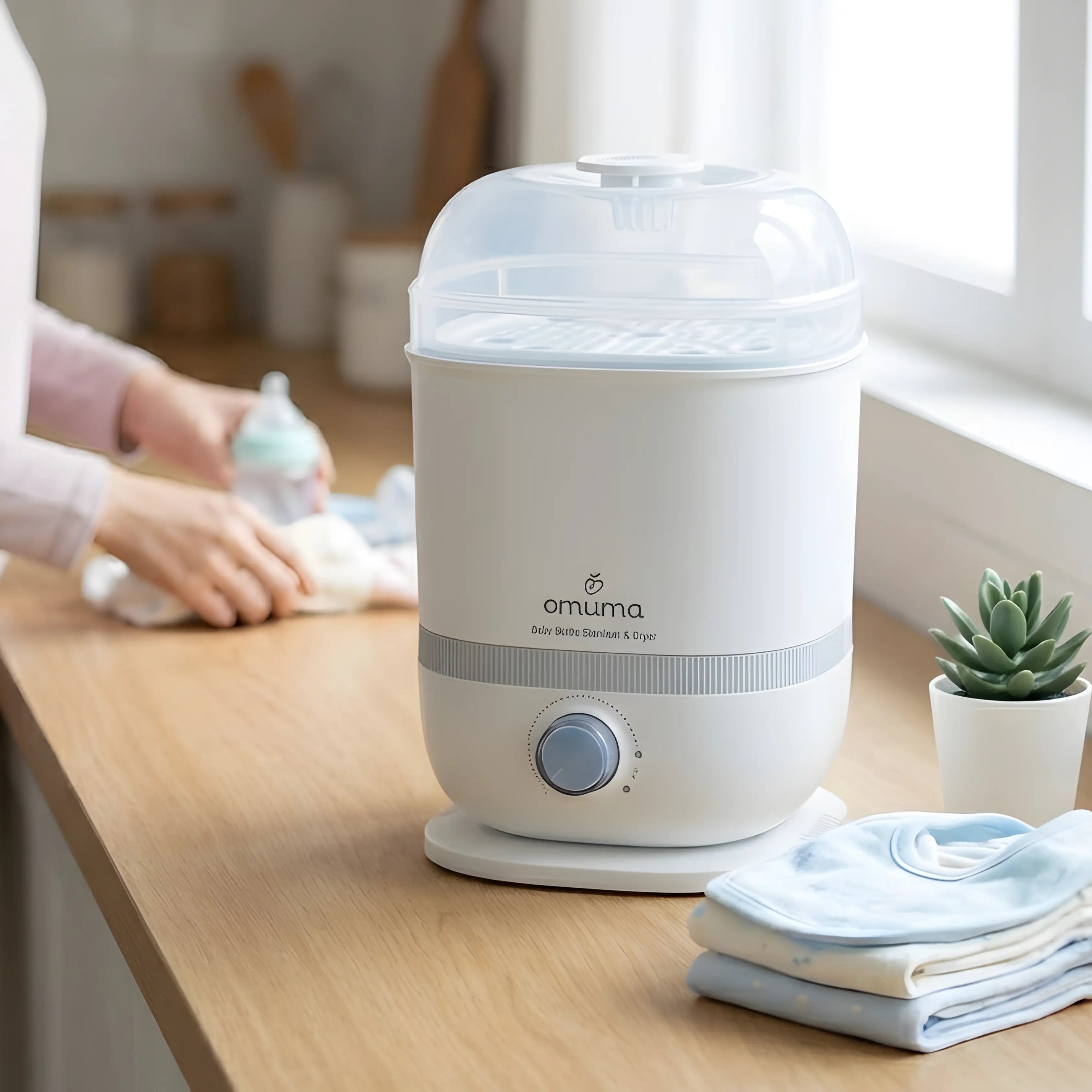 Baby bottle sterilizer and dryer - جهاز تعقيم و تنشيف الرضاعات - Omuma