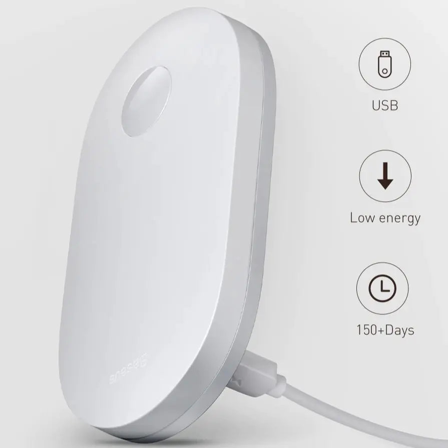 Baseus PIR Motion Sensor Night Light - باسيوس مصباح ليلي صغير مستشعر للحركة - Shopzz