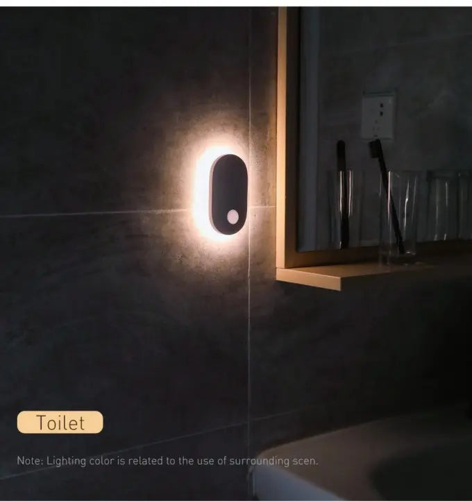 Baseus PIR Motion Sensor Night Light - باسيوس مصباح ليلي صغير مستشعر للحركة - Shopzz