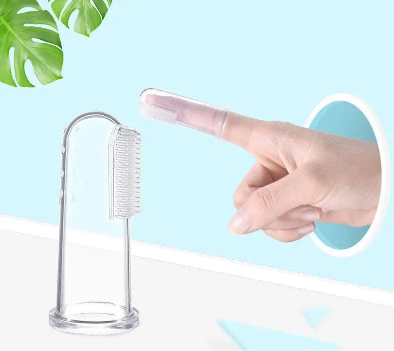 finger toothbrush - فرشاة أسنان للرضع - Shopzz