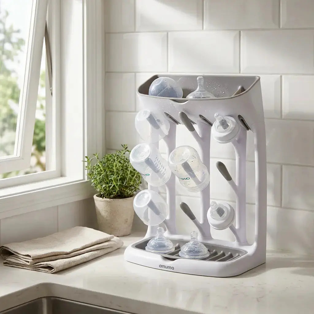 رف تنشيف رضّاعات Omuma – Baby Bottle Drying Rack - Omuma