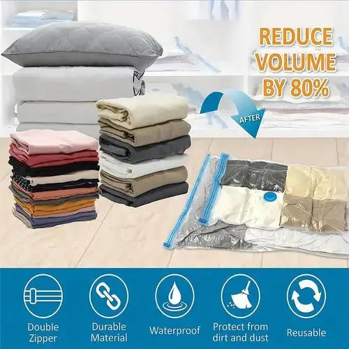 Vacuum Storage Bag 80X120 cm - كيس تخزين كبير بسحب الهواء - Shopzz