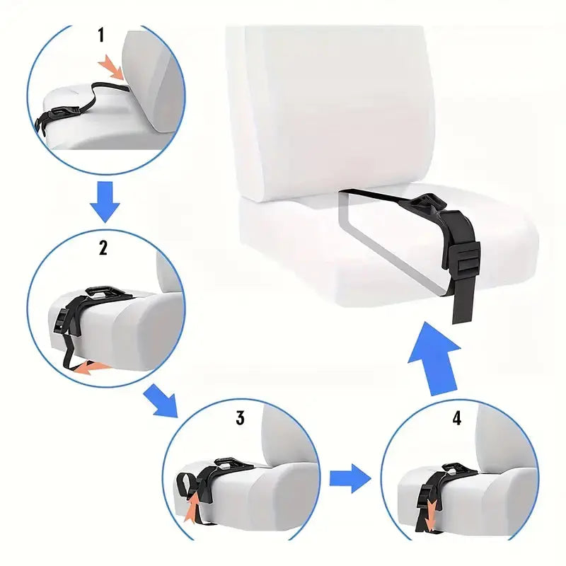 حزام أمان للسيارة قابل للتعديل – مخصص للحوامل Shopzz