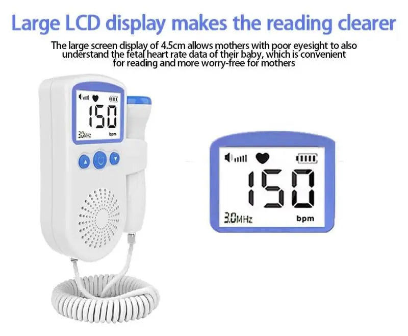 Fetal Doppler Heart Rate Monitor - جهاز مراقبة نبض الجنين Shopzz