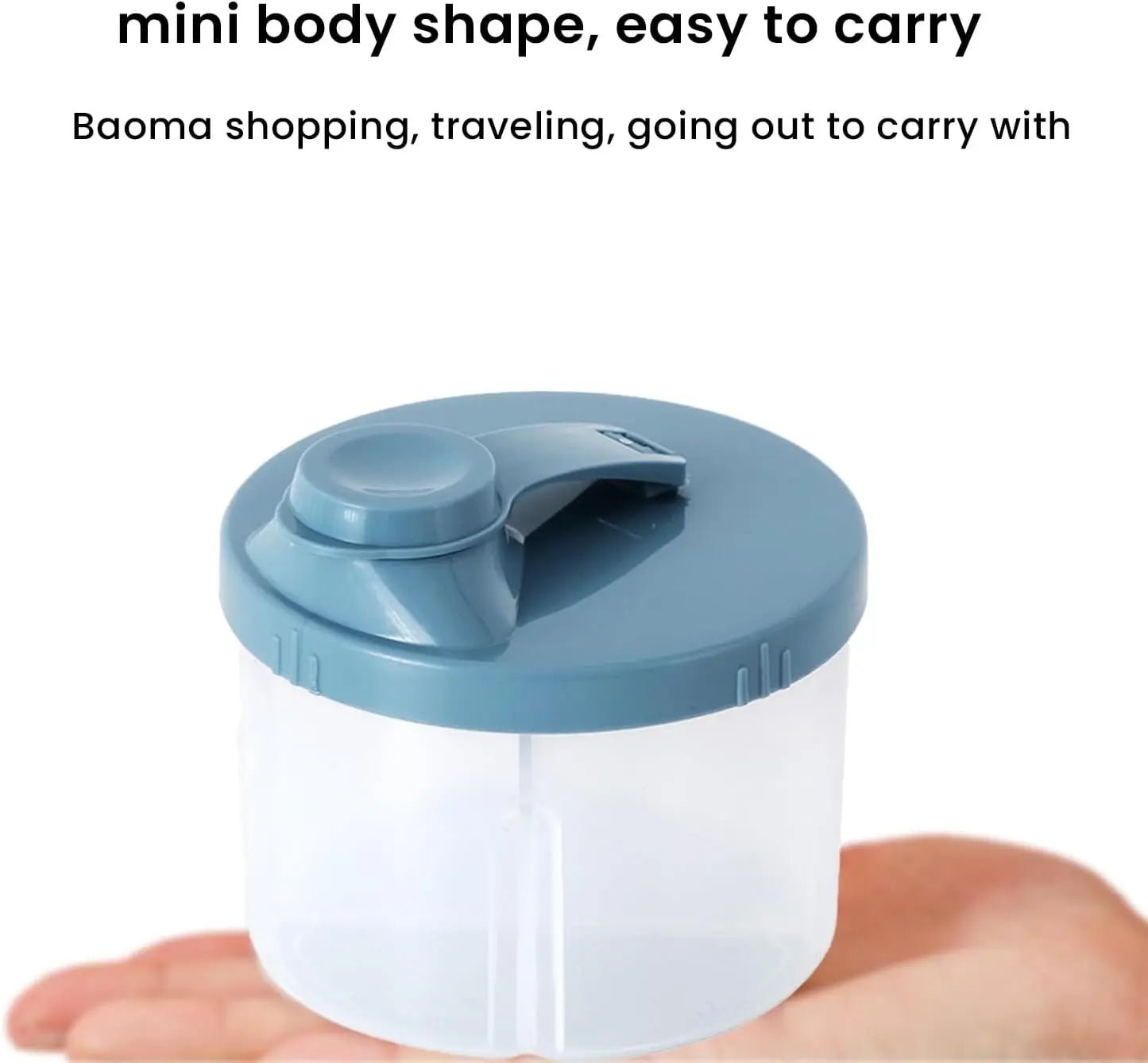 علبة حليب الأطفال 4 في 1 – Baby Milk Powder Dispenser Pot - Shopzz