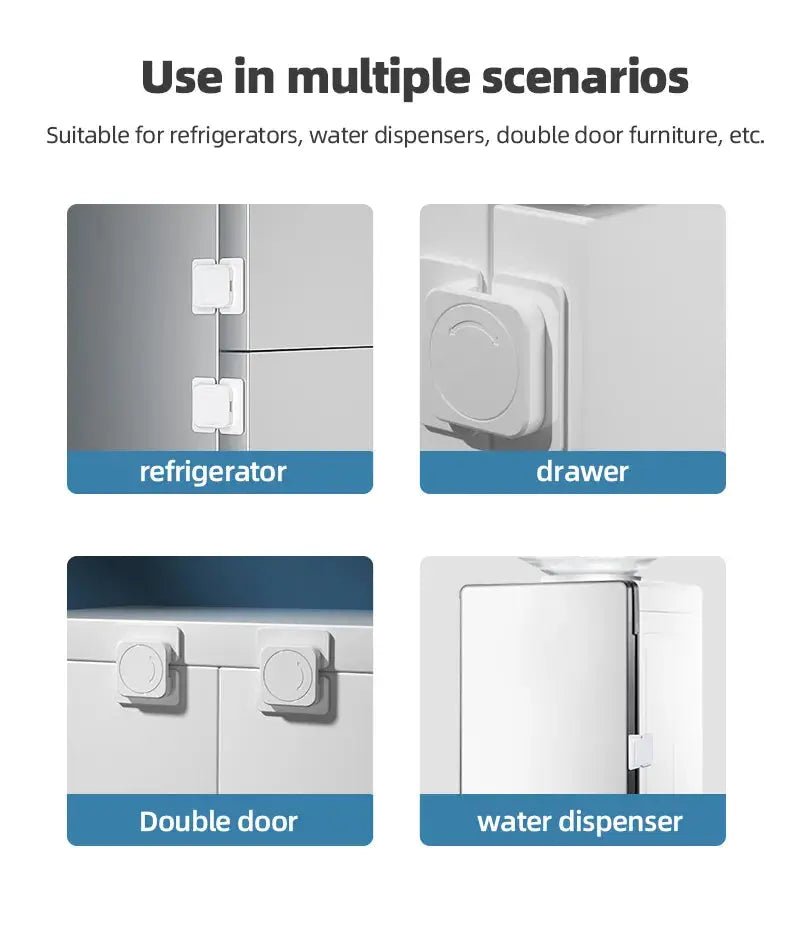 القفل الآمن للأطفال - Baby Proofing Cupboard Lock - Shopzz