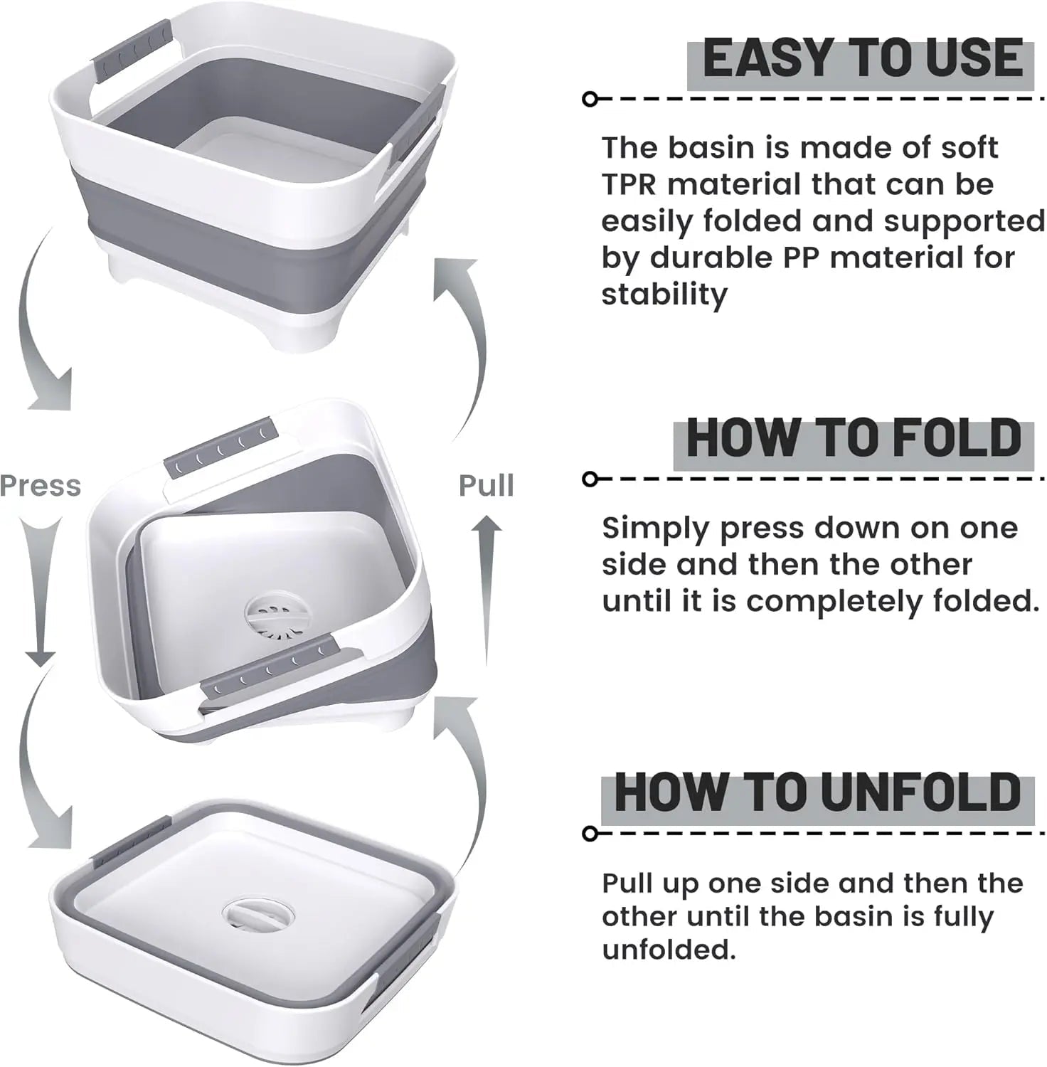 حوض الغسيل القابل للطي - Omuma