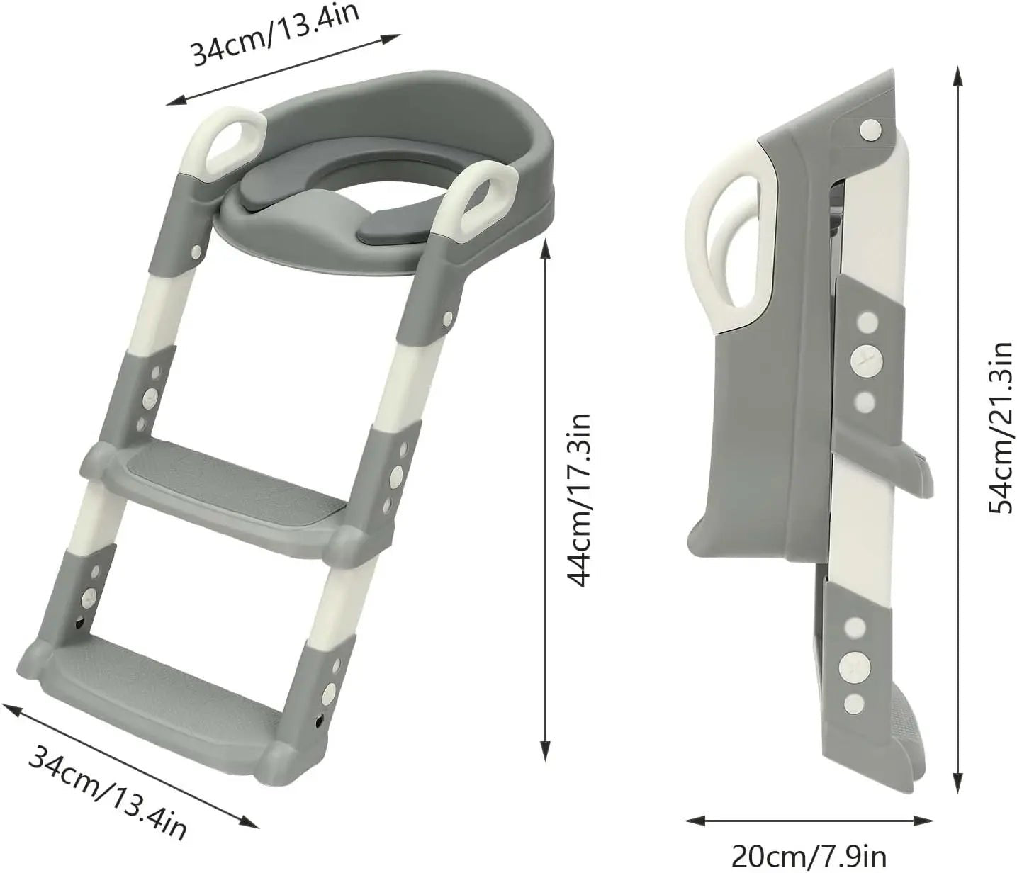 قاعدة تدريب الحمام للأطفال مع سلم – Potty Training Seat - Shopzz